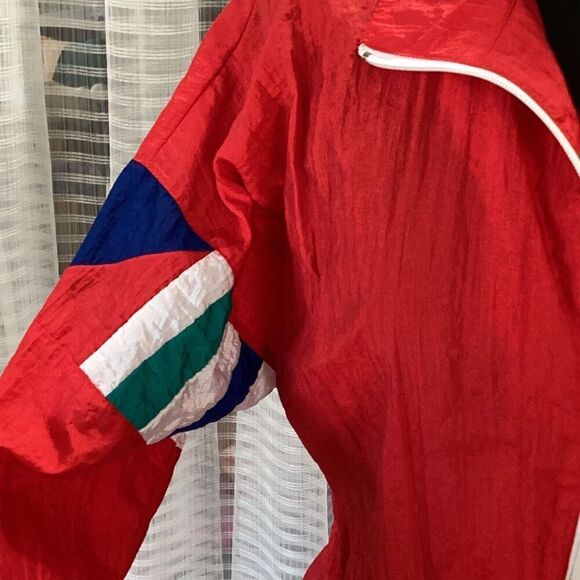 Vintage Duffel Sportswear Retro Zip Windbreaker Jacket Women’s Medium - Picture 4 of 9